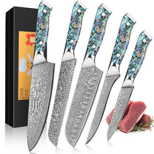 Set pezzi coltelli damascati - coltelli,