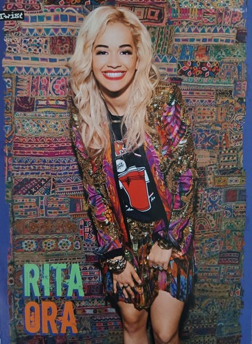 Rita ora poster - a4,